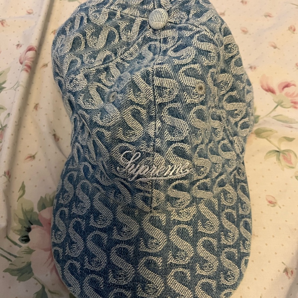Supreme denim dad hat